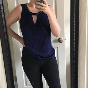 🏇 3 for $20 🏇 Blue lace business top